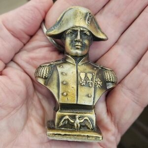 Napoleon Bonaparte Miniature Bust Statue Vintage France Rare